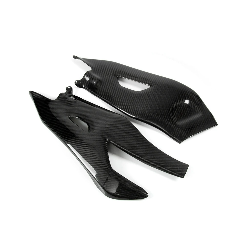 Motorcycle Part 100% Full Carbon Fiber Swing Arm Covers for R1 2015-2018 Glassy Black